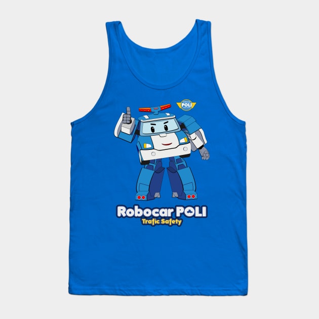 Robocar Poli Tank Top by Baby Kids Zone